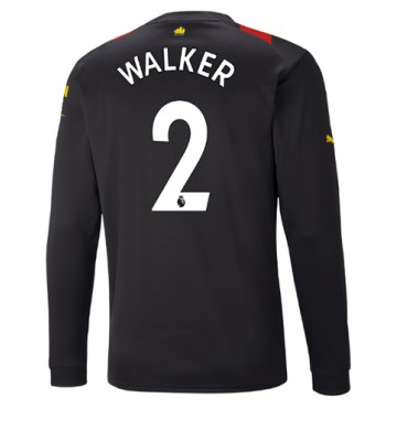 Manchester City Kyle Walker #2 Bortedrakt 2022-23 Langermet